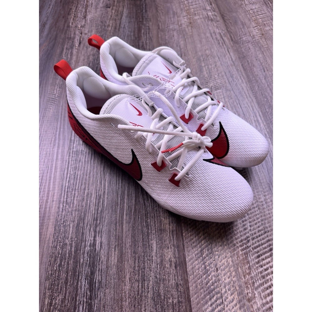 Nike Vapor Edge Speed 360 2 TB P Men's Size 13 White Red FN7764-111 NEW